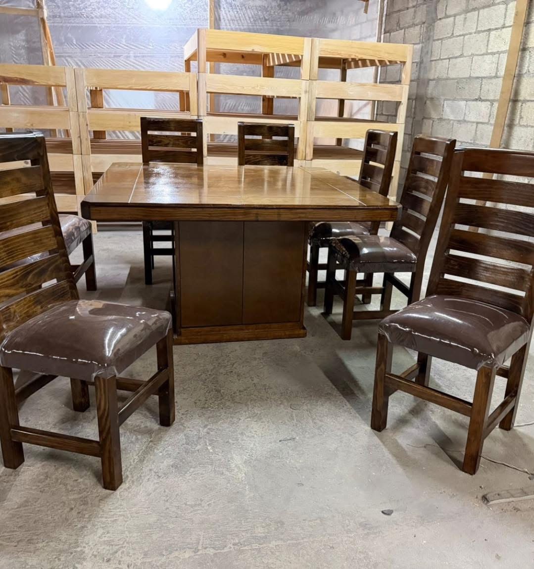 Comedor de madera fabricado por San José